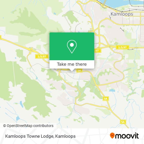 Kamloops Towne Lodge plan