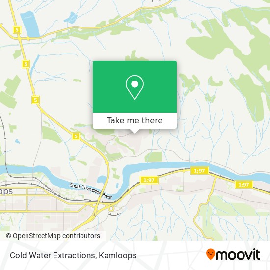 Cold Water Extractions map