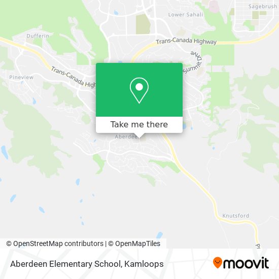Aberdeen Elementary School map