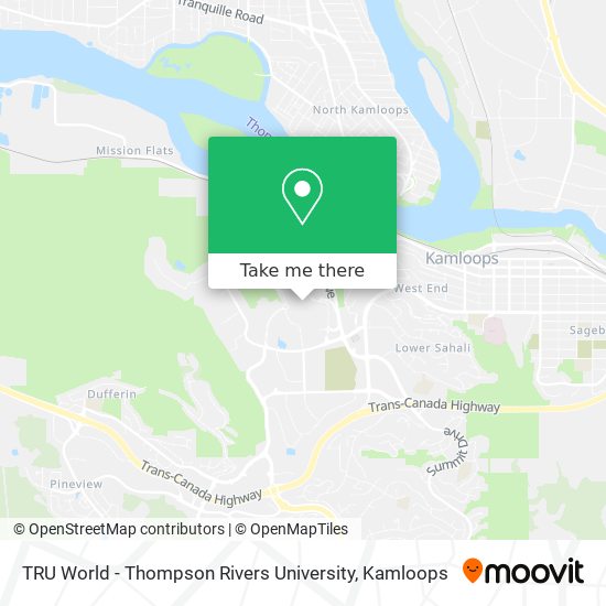 TRU World - Thompson Rivers University plan