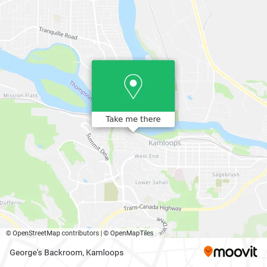George's Backroom map