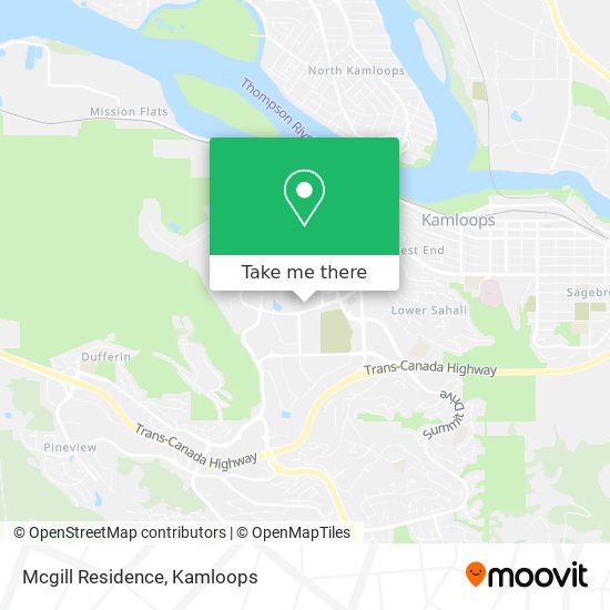 Mcgill Residence map