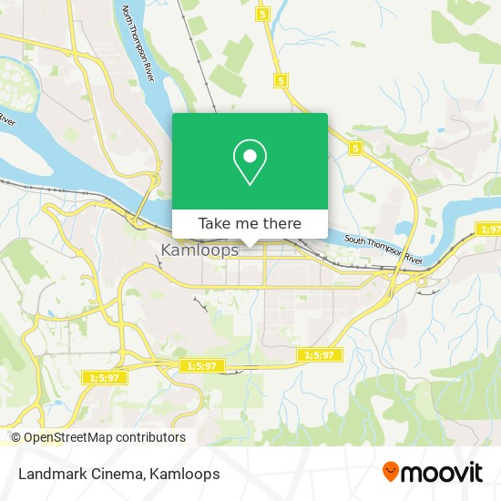 Landmark Cinema map