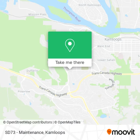 SD73 - Maintenance map