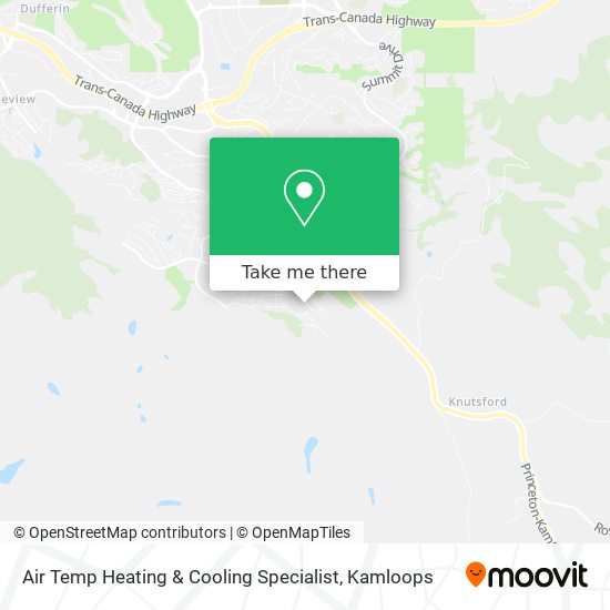 Air Temp Heating & Cooling Specialist map