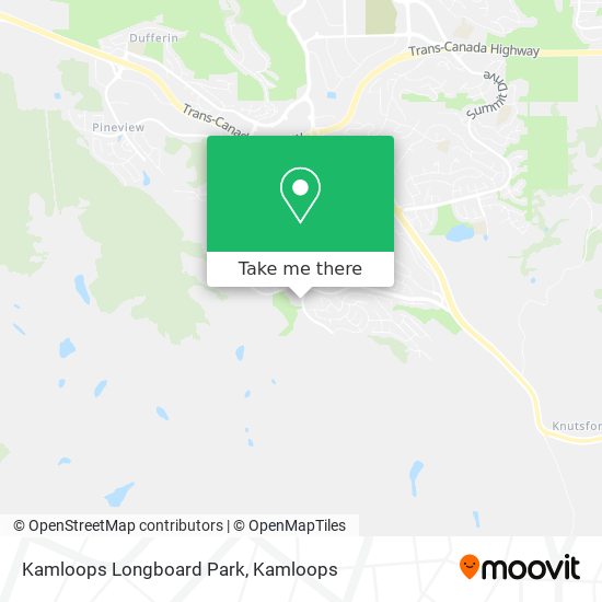 Kamloops Longboard Park map