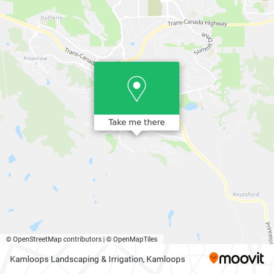 Kamloops Landscaping & Irrigation map