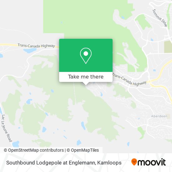 Southbound Lodgepole at Englemann plan