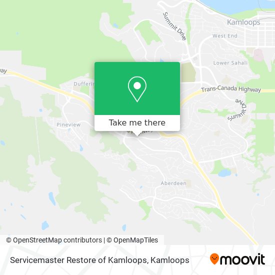 Servicemaster Restore of Kamloops plan