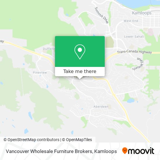 Vancouver Wholesale Furniture Brokers plan