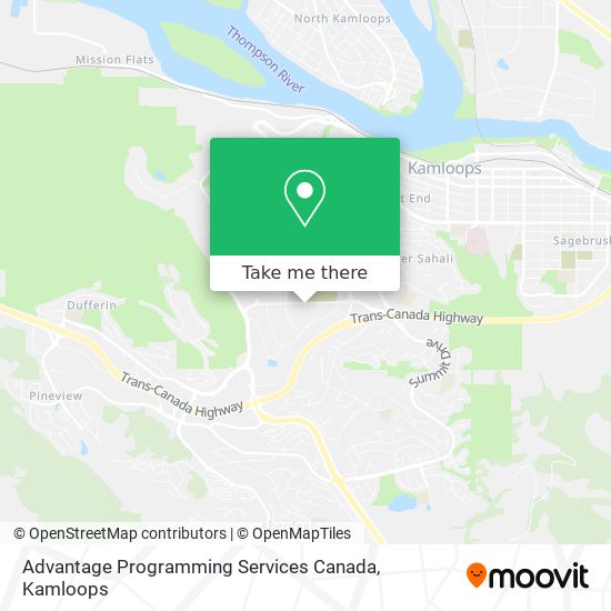 Advantage Programming Services Canada map