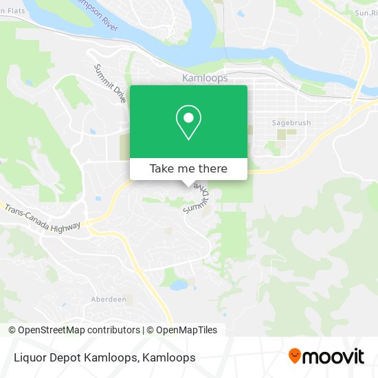 Liquor Depot Kamloops map