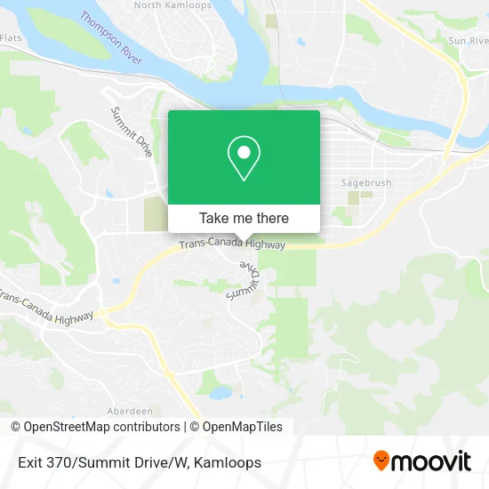 Exit 370/Summit Drive/W map