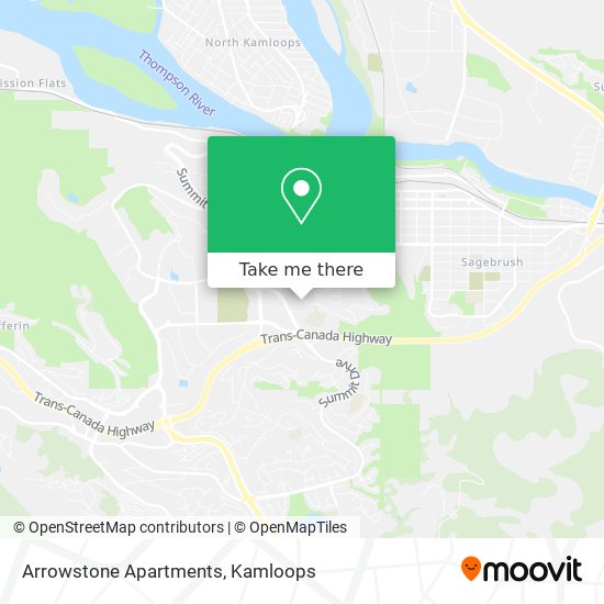 Arrowstone Apartments map