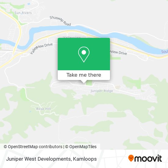 Juniper West Developments map