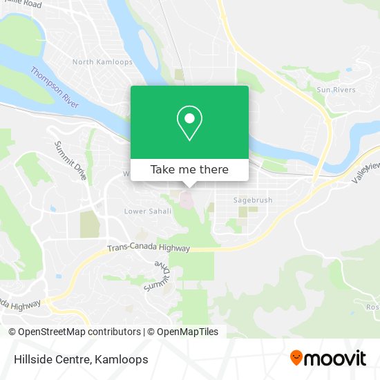 Hillside Centre map