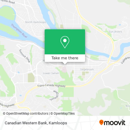 Canadian Western Bank map