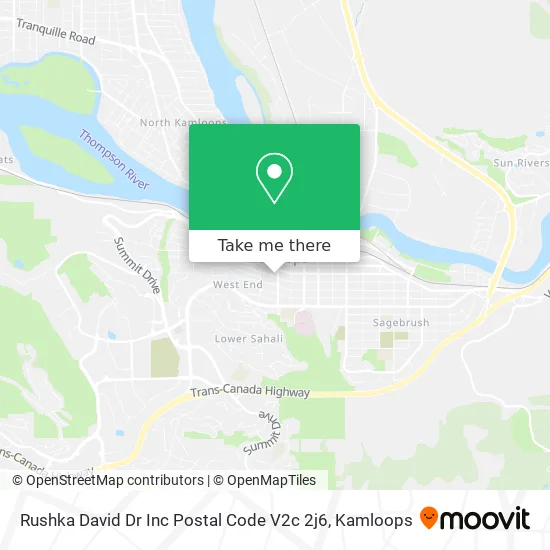 Rushka David Dr Inc Postal Code V2c 2j6 map