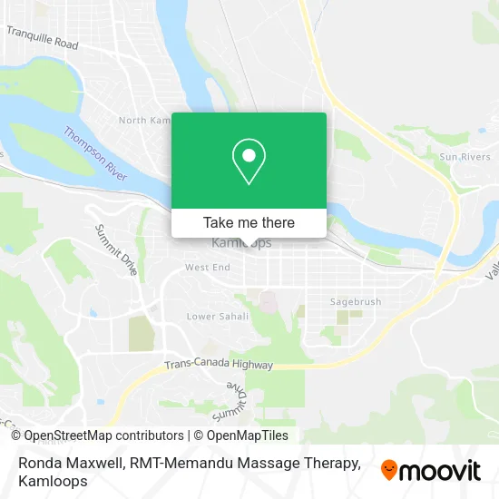 Ronda Maxwell, RMT-Memandu Massage Therapy map