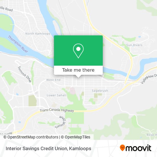 Interior Savings Credit Union map