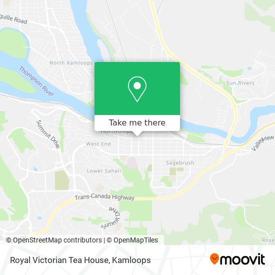 Royal Victorian Tea House map