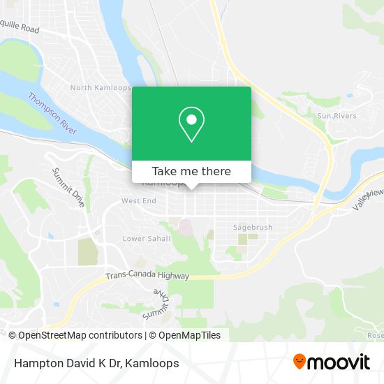 Hampton David K Dr map