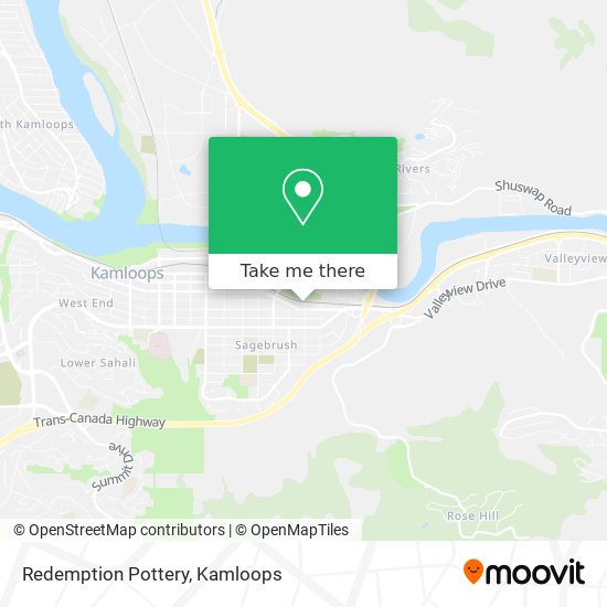 Redemption Pottery map