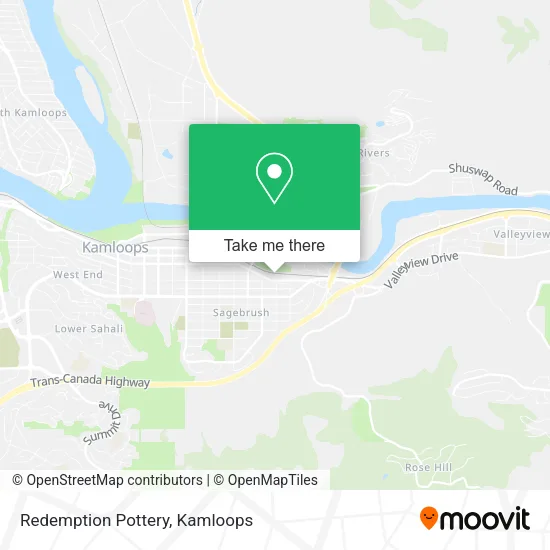 Redemption Pottery map