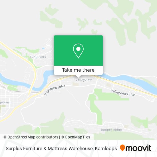 Surplus Furniture & Mattress Warehouse map