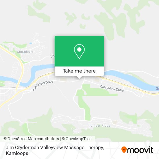 Jim Cryderman Valleyview Massage Therapy map