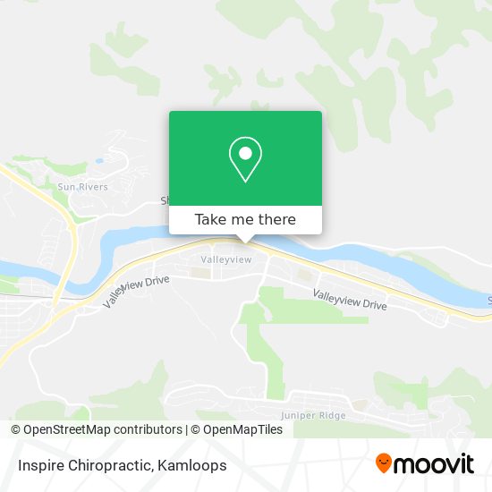 Inspire Chiropractic map