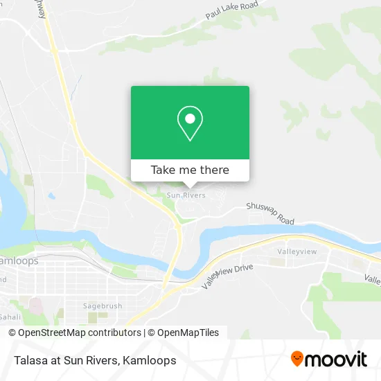 Talasa at Sun Rivers map