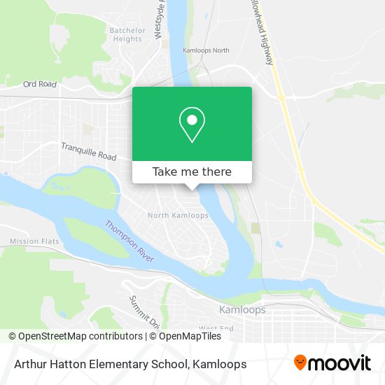 Arthur Hatton Elementary School map