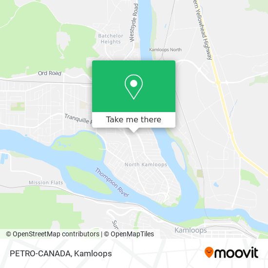 PETRO-CANADA map