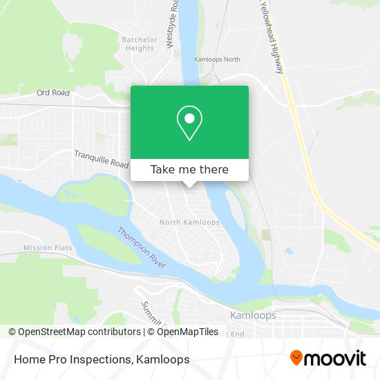 Home Pro Inspections map