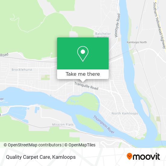 Quality Carpet Care map