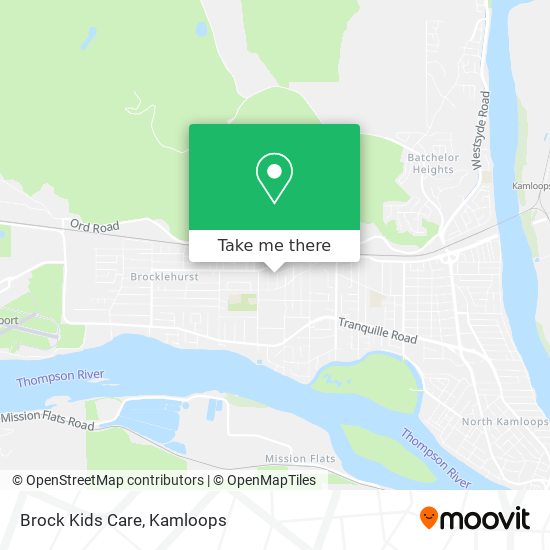 Brock Kids Care map