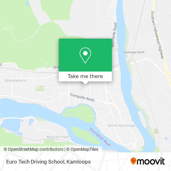 Euro Tech Driving School map