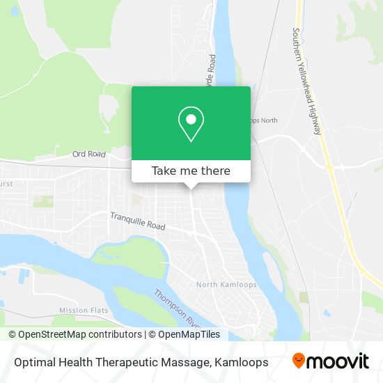 Optimal Health Therapeutic Massage map