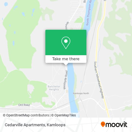 Cedarville Apartments map