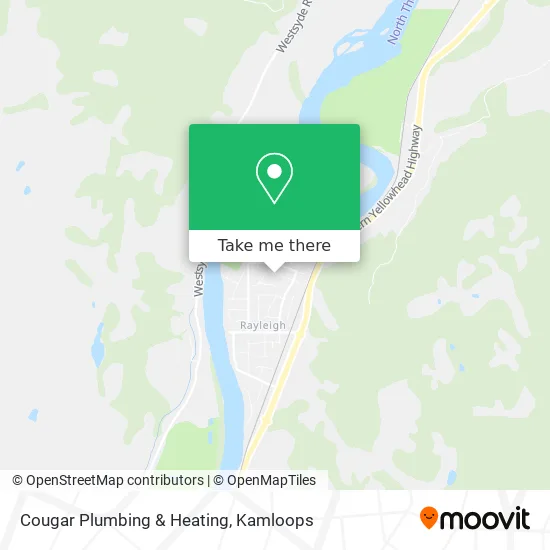 Cougar Plumbing & Heating map