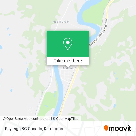 Rayleigh BC Canada map