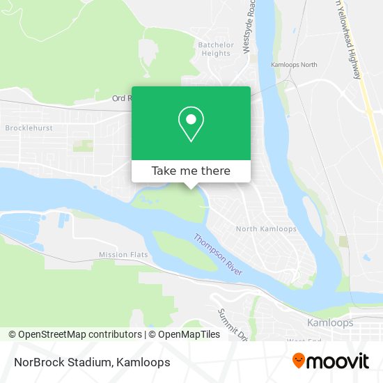 NorBrock Stadium map
