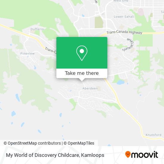 My World of Discovery Childcare map