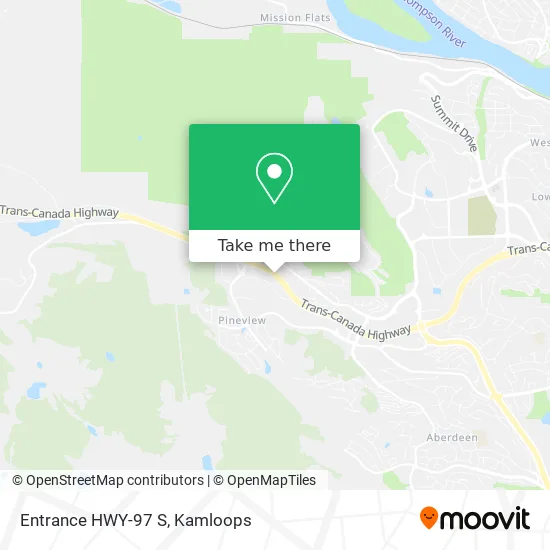 Entrance HWY-97 S map