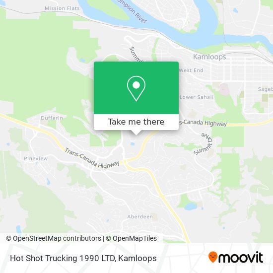 Hot Shot Trucking 1990 LTD map