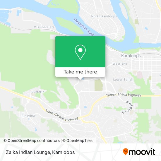 Zaika Indian Lounge map