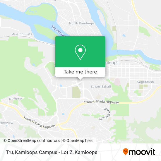 Tru, Kamloops Campus - Lot Z plan