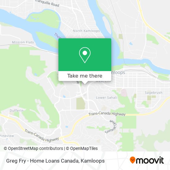 Greg Fry - Home Loans Canada map