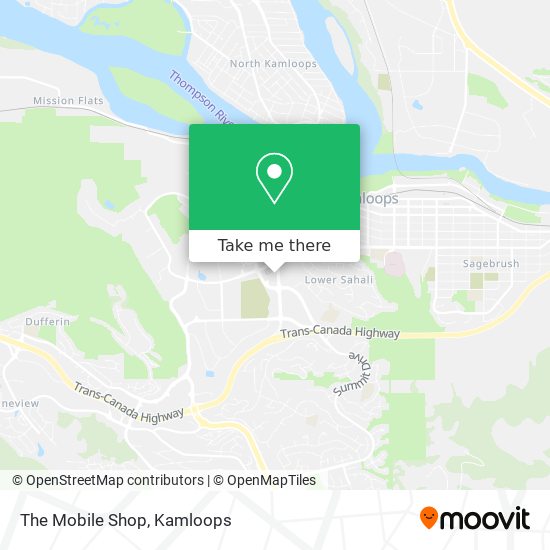 The Mobile Shop map